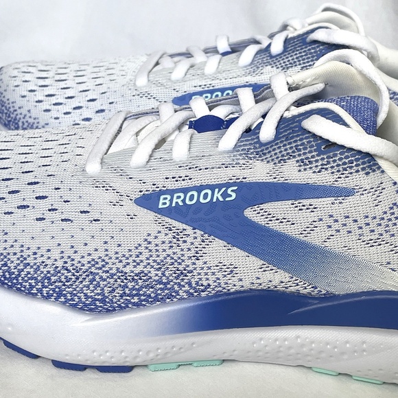 Brooks Ghost 16 Neutral Running Shoe White / Amparo Blue Women’s Size 8 - Picture 9 of 9